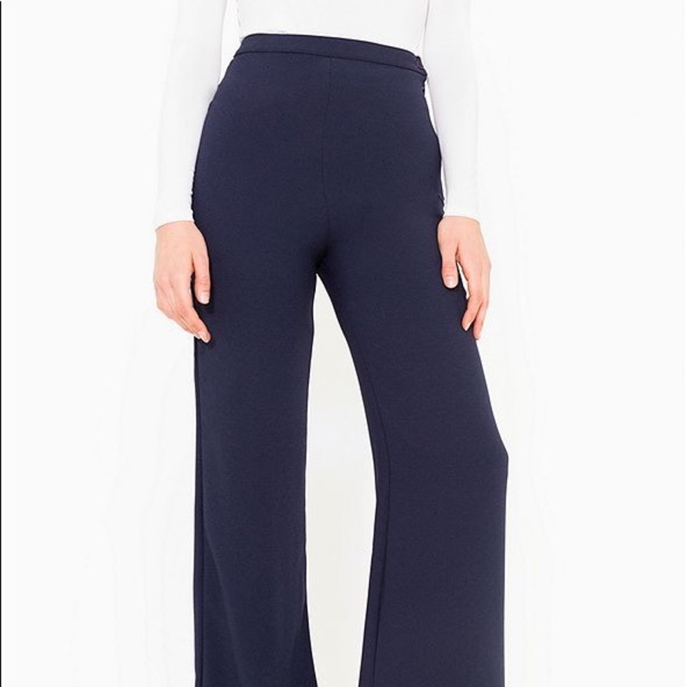 American Apparel "Charlie" Crepe Pant in Navy